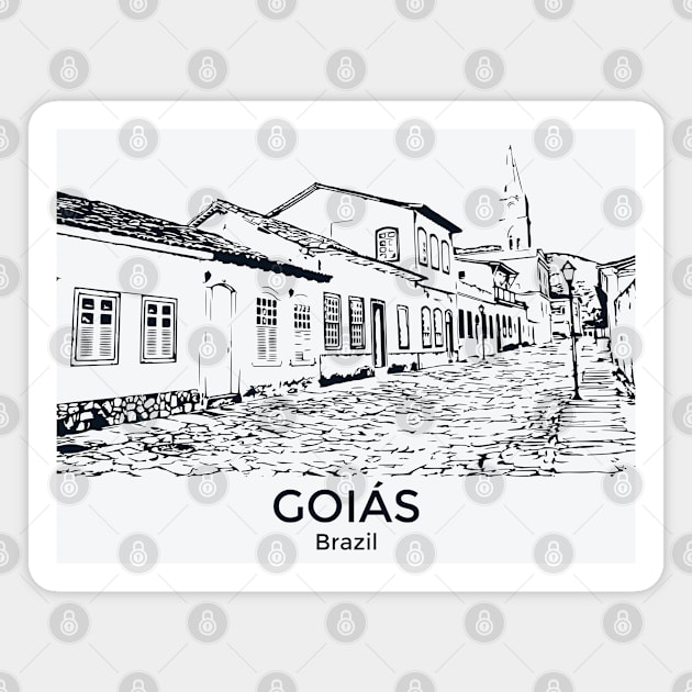 Goiás - Brazil Magnet by Lakeric